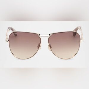 NWOT Max Mara metal aviator sunglasses